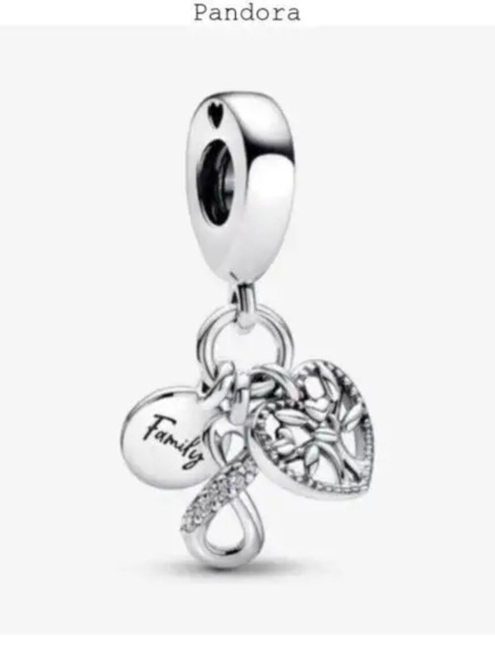 Pandora Family Infinity Triple Dangle Charm